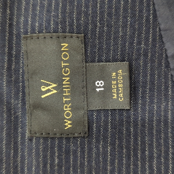 Worthington Pinstripe Skirt - Picture 2 of 2